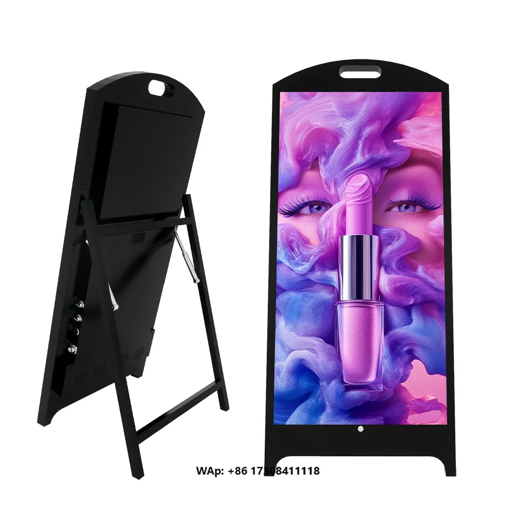 Outdoor Mobile P2.5 LED Screen Standalone Digital Signage IP65 Waterproof High Brightness Menu Display