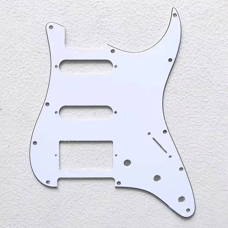 Electric guitar guard SSH single dual panel Black retro White 3-layer front cover