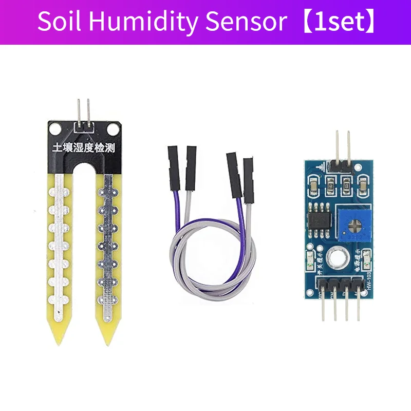 1 مجموعة/5 مجموعة الالكترونيات الذكية رطوبة التربة الرطوبة كشف وحدة استشعار الرطوبة للوحة تطوير اردوينو لتقوم بها بنفسك