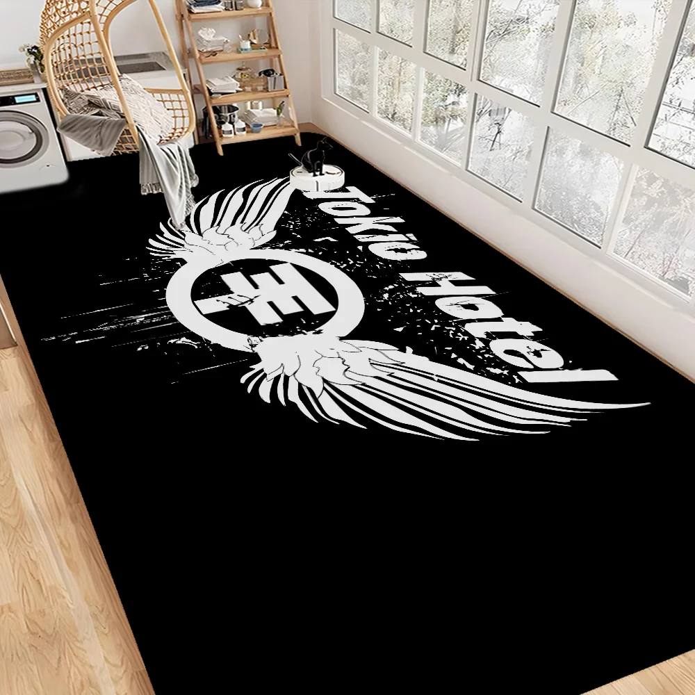 Tokio Hotel Band printed Room Mats Cheaper Anti-slip Modern Living Room Balcony Printed Welcome Rug