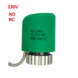 230v NO NC M28X1.5 normally open closed electric thermal actuator for manifold underfloor heating thermostat adiator valve