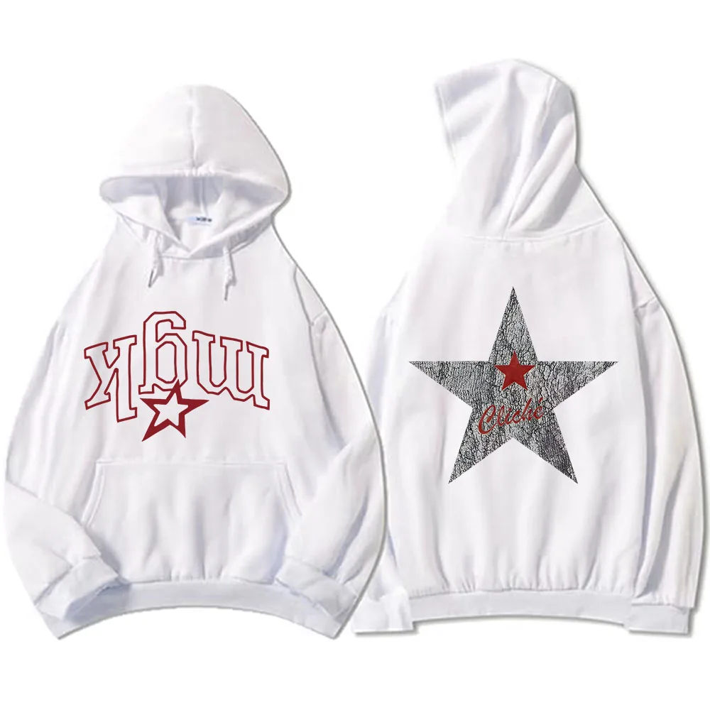 2026Album Lost Americana Hoodies Machine Gun Kelly Mgk Sweatshirts Long Sleeve Casual Grunge Streetwear Unisex Men Hoodie Print