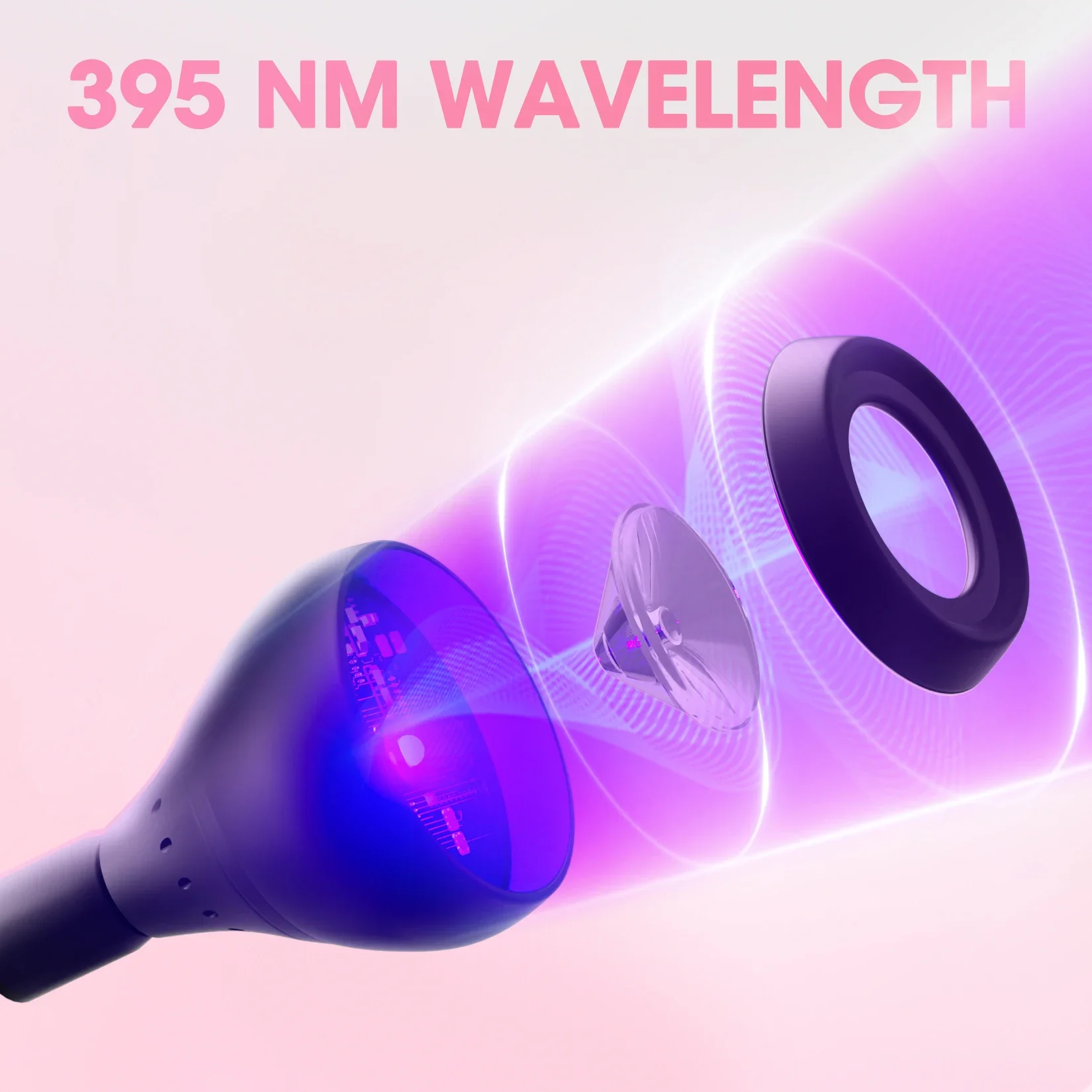 Nail Dryer Light UV Nail lamp 395nm Wavelength Clip-on Desk Mini USB For Gel Nails ongle Manicure Salon Tools