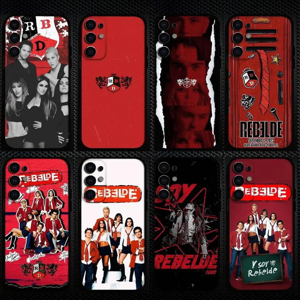 

RBD Rebelde Phone Case For Samsung S25,S24,S23,S22,S21,S20,Plus,Fe,Lite,Others Black Cover