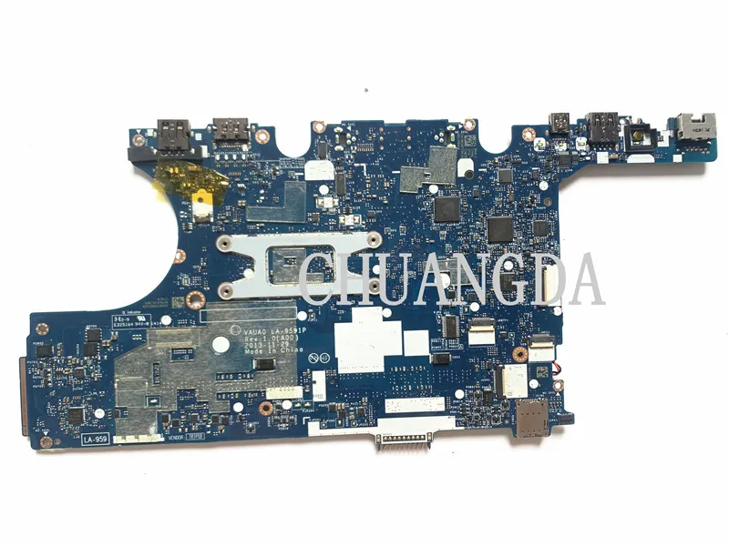 LA-9591P I7-4600U i5-4300 CPU Mainboard CN-0WK2DM 0WK2DM For Dell Latitude E7440 Laptop Motherboard DDR3 Intel