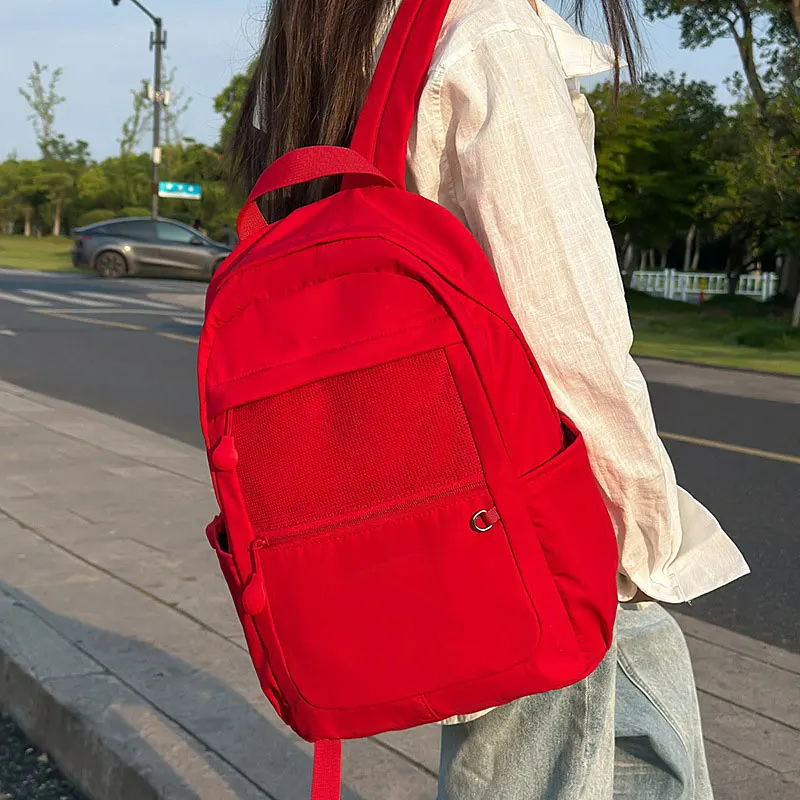 

Повседневный женский рюкзак, легкий школьный рюкзак для девочек, женские дорожные рюкзаки большой вместимости, модная школьная сумка для студентов