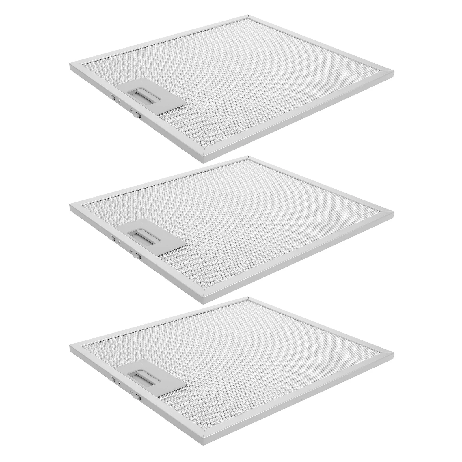 

Universal 3 Layer Metal Mesh Grease Filter for Range Hood Stove Vent Kitchen Extractor Fan Replacement Aluminum Mesh Filter