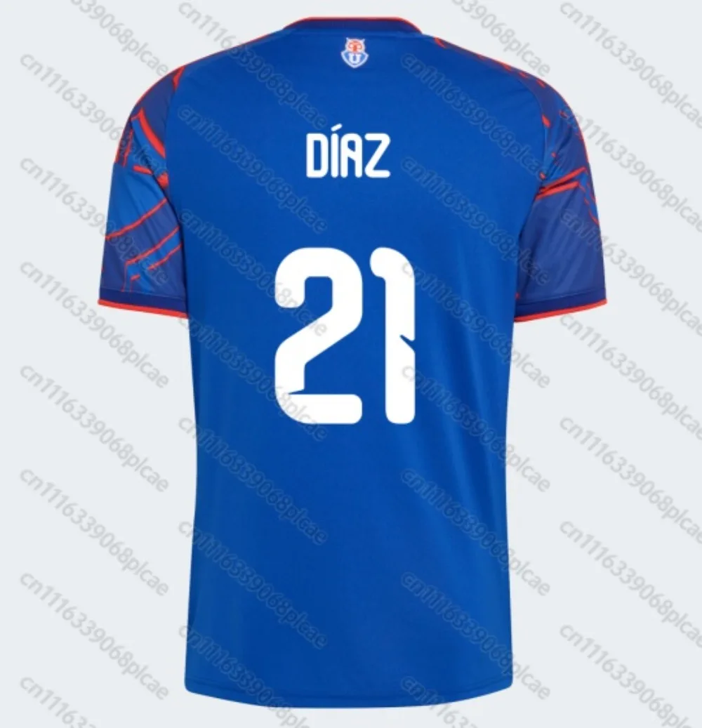 Maillot de football à manches courtes 2026 Universidad De Men Chili, style Y2K, streetwear pour fans de sport, t-shirt de sport à séchage rapide, assorti pour la famille