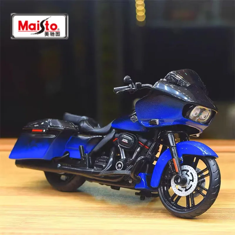 

Maisto 1:18 Harley CVO Road Glide 2018 Alloy Sports Motorcycle Model Metal Street Racing Motorcycle Model Simulation Kids Gifts