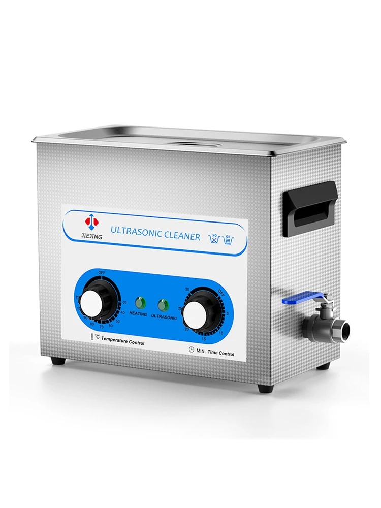 Limpador ultrassônico de 40kHz cuba ultrassonica para limpeza 6,5L máquina de limpeza ultrassônica