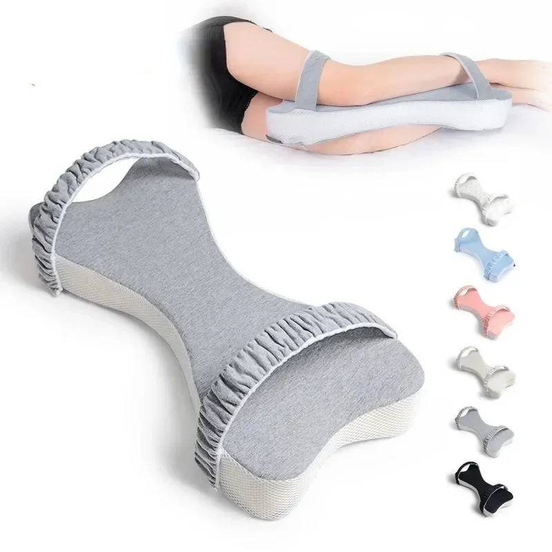 Memory Foam Knee Pillow Back Support Align Spine Pregnancy Body Pillows for Side Sleepers for Orthopedic Sciatica Back Leg Hip