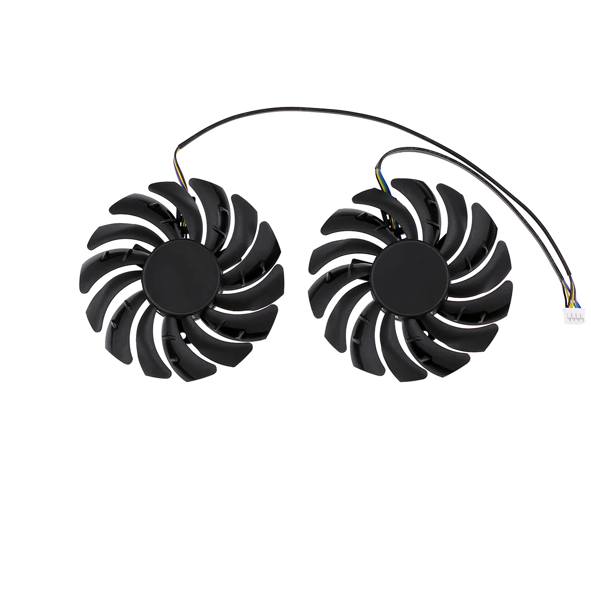 New 2PCS/lot 4PIN PLD09210S12HH RX 5500 XT Cooling Fan For MSI Radeon RX5500 XT MECH OC Video Card Cooler Fan