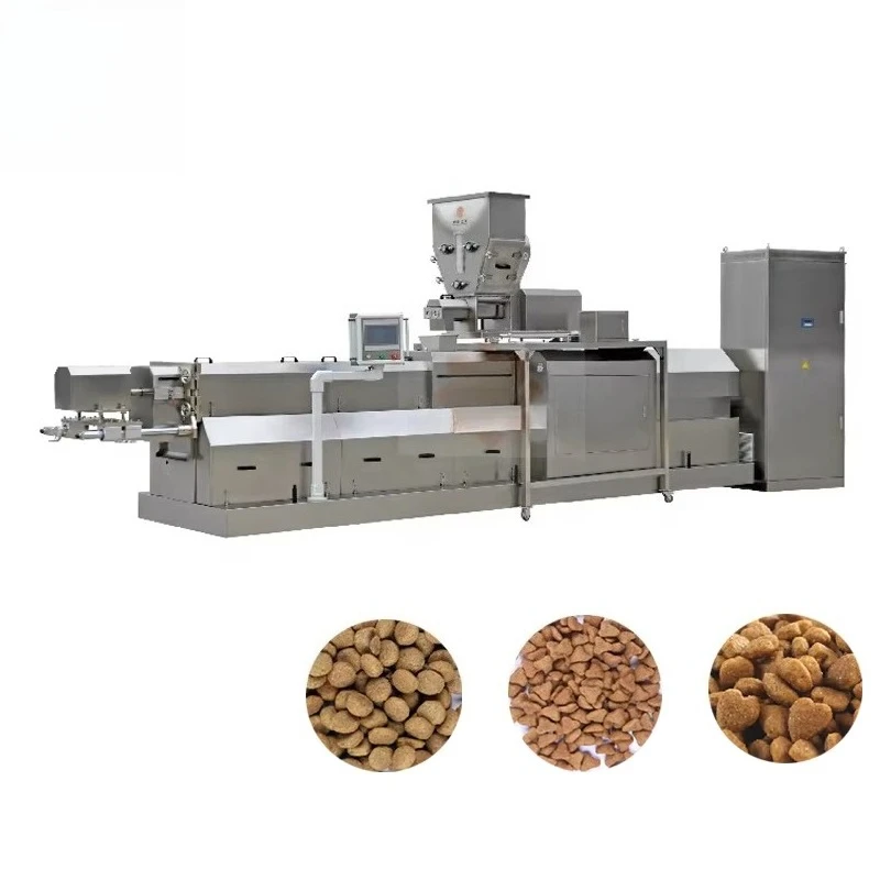 Customizable Full Automatic Dry Pet Food Extruder Machine Dog Food Making Production Line Processing Equipment