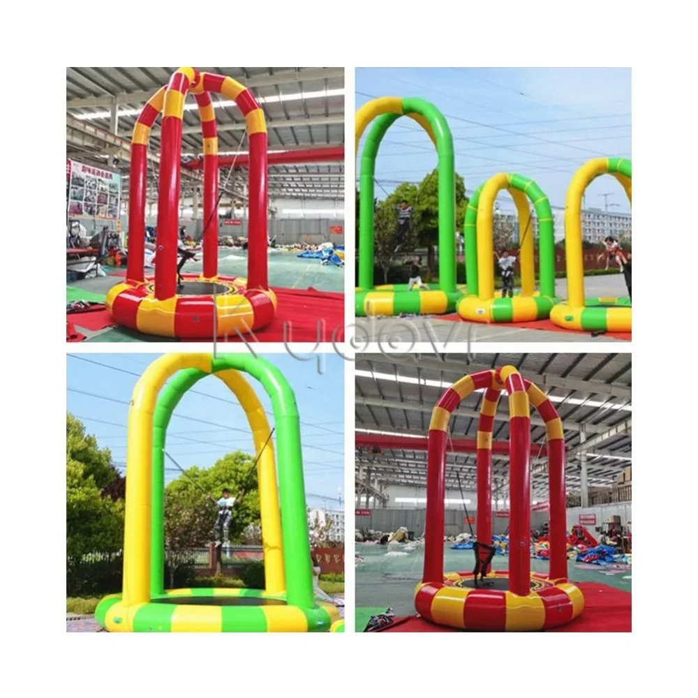 Mini Trampolim Inflável Comercial para Crianças, Exterior e Interior, Fitness Infantil, Park Kids 'jumping Bungee