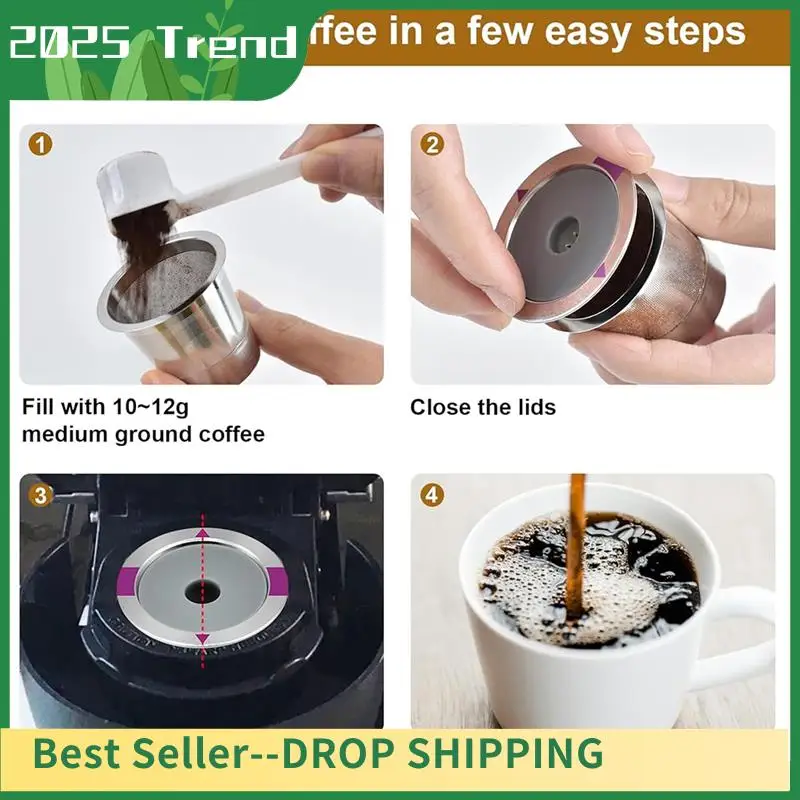 

AA14 Новые многоразовые чашки K для Keurig, многоразовые капсулы для кофе K Cup и замена фильтра для кофеварки Keurig 2,0 1,0