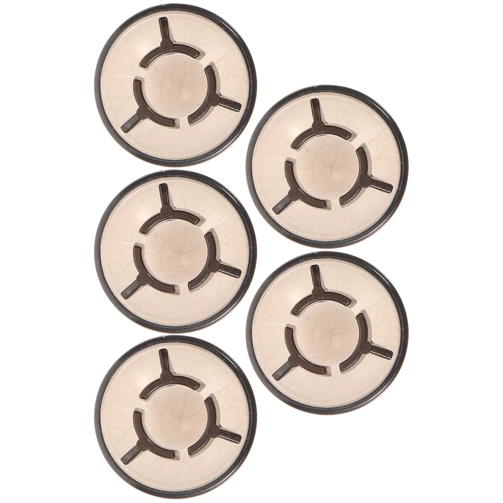 5 Pcs Musical Instrument Accessories Effect Pedal Cap Guitar Pedals Plastic Footswitch Topper