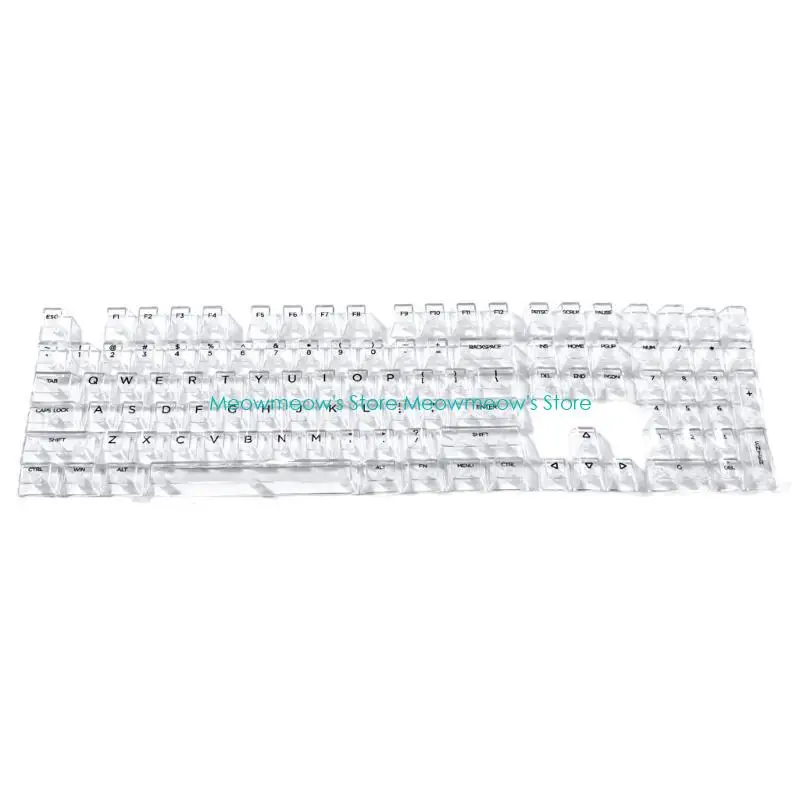 W91A Bộ đầy đủ của 132pcs Xóa Keycaps Cấu hình 10 mm cho 61 68 75 84 89 96 98 100 104 108 Bố cục bàn phím khác nhau