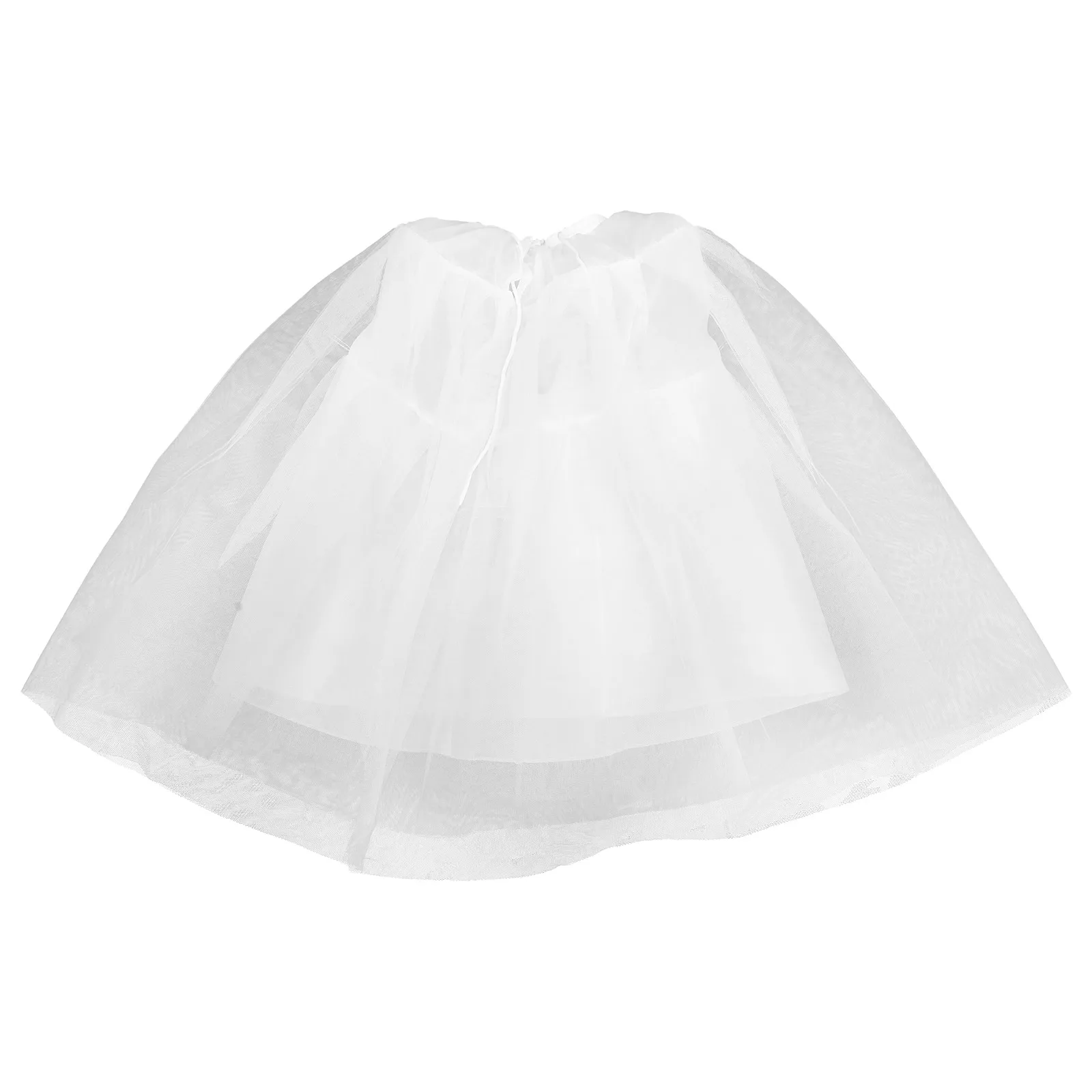 

Women Wedding Skirt Tutu Dress Women Elastic Waist Gauze Underskirt White Bridal Tutu Dance Cosplay