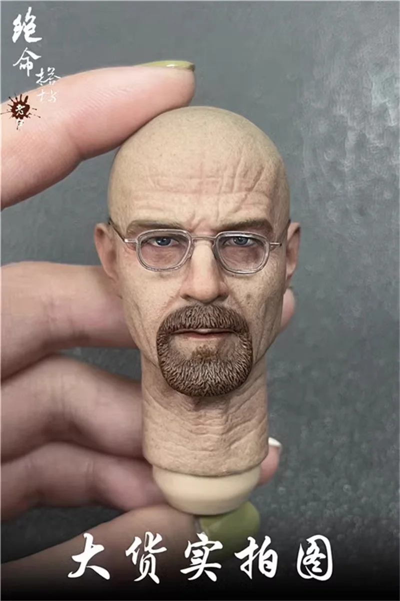 In magazzino 1/6 The Breaking Bad Series anziani White Guy Man Male Head Sculpt Carving per 12 "PH COO DAM Action Figure