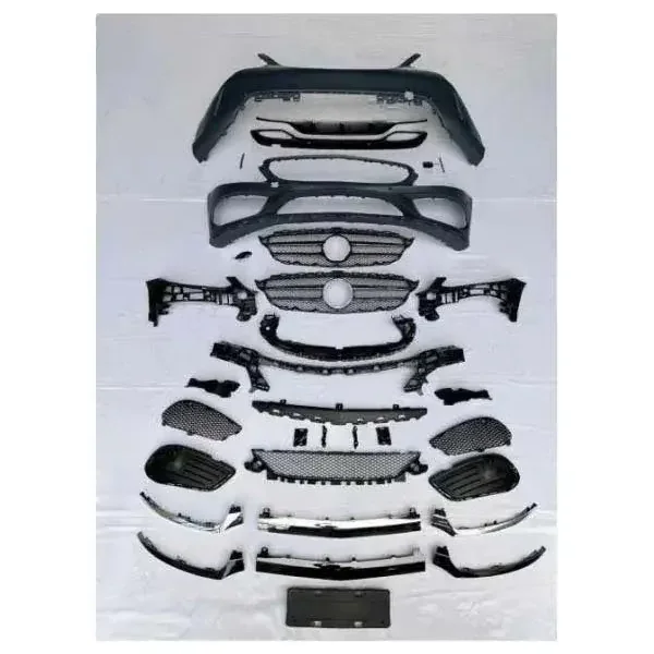 Benz Body Kit for C Class 14-18 executive style W205 upgrade to 14-18 Sports style AMG For mercedes benz bodykit