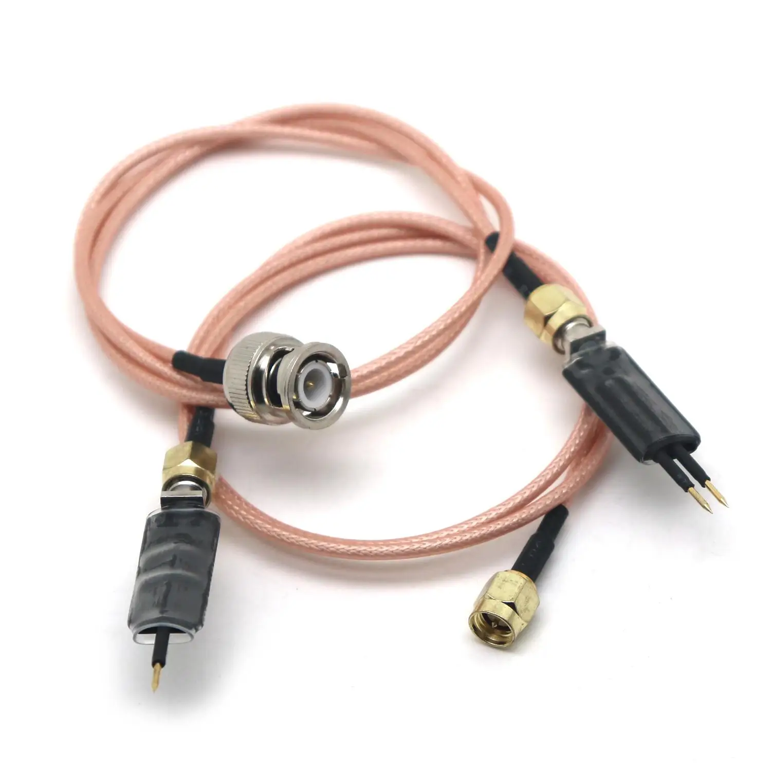 SMA-zu-Sondenadapter 1/2-Pin - HF-Testkabel SMA/BNC für Spektrumanalysator, Signalfehlersuche, Reparatur, Amateurfunk – Detail 3