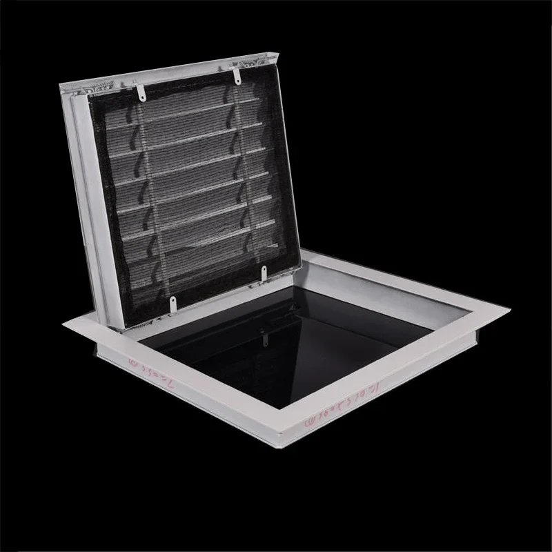 1pcs 200/250/300/350/400/450/500/550/600mm Aluminum Alloy Air Vent Grille Heating Cooling Vents Exhaust Shutter Vent Can Open view 6