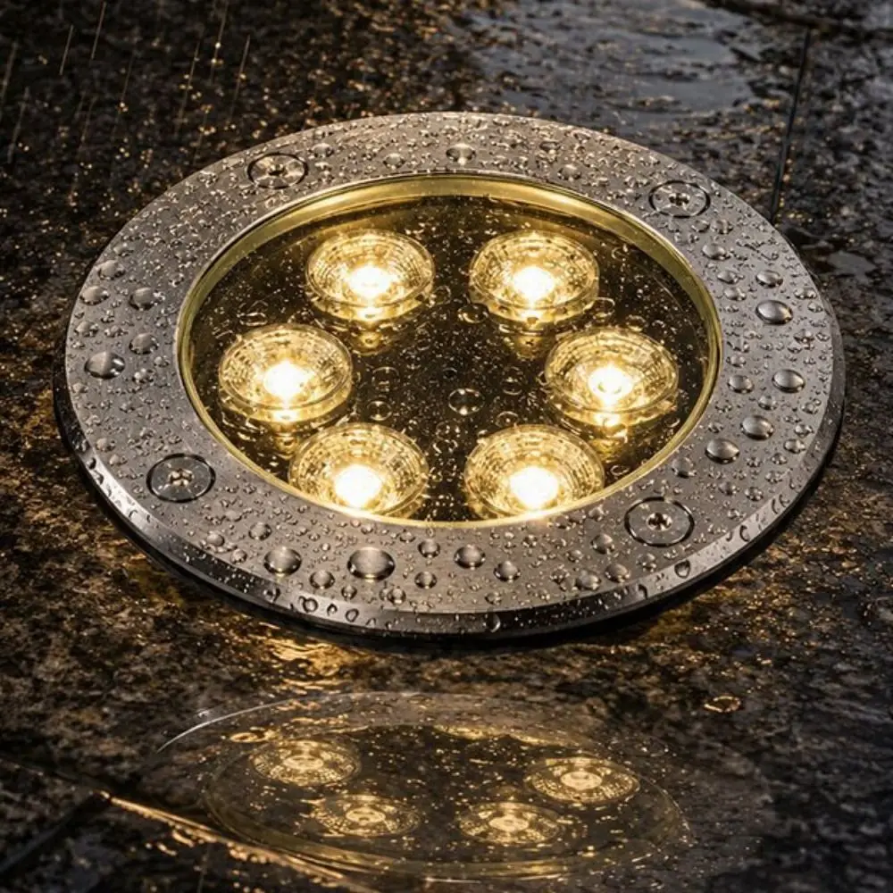 1W/3W/5W/6W/9W Embedded Star Light Warm/White/Color Light 3000K Outdoor Waterproof Step Light IP65 Aluminum