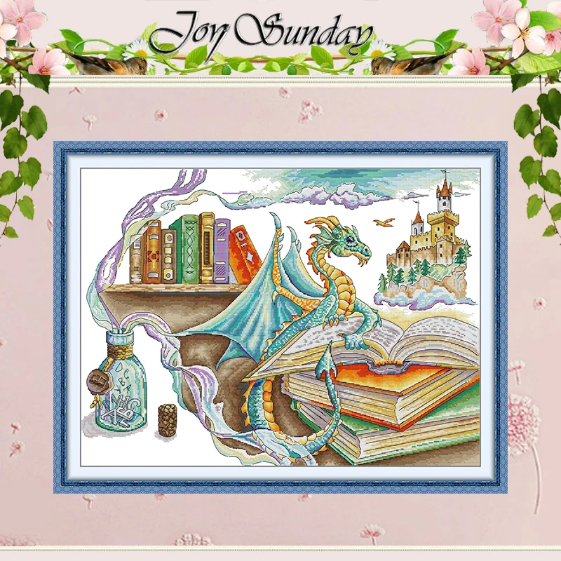 

Fairy Tale Guardian Patterns Counted Cross Stitch Set DIY 11CT 14CT 16CT HD Stamped DMC Cross-stitch Kit Embroidery Needlework