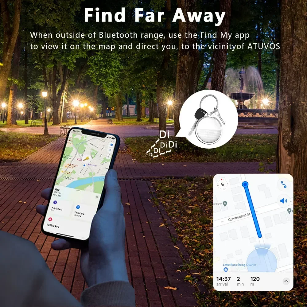 جهاز تعقب Smart Airtag Bluetooth GPS يعمل مع Apple Find My APP ITag Air Tag Tracker Locator Pet Key Finder لنظام IOS