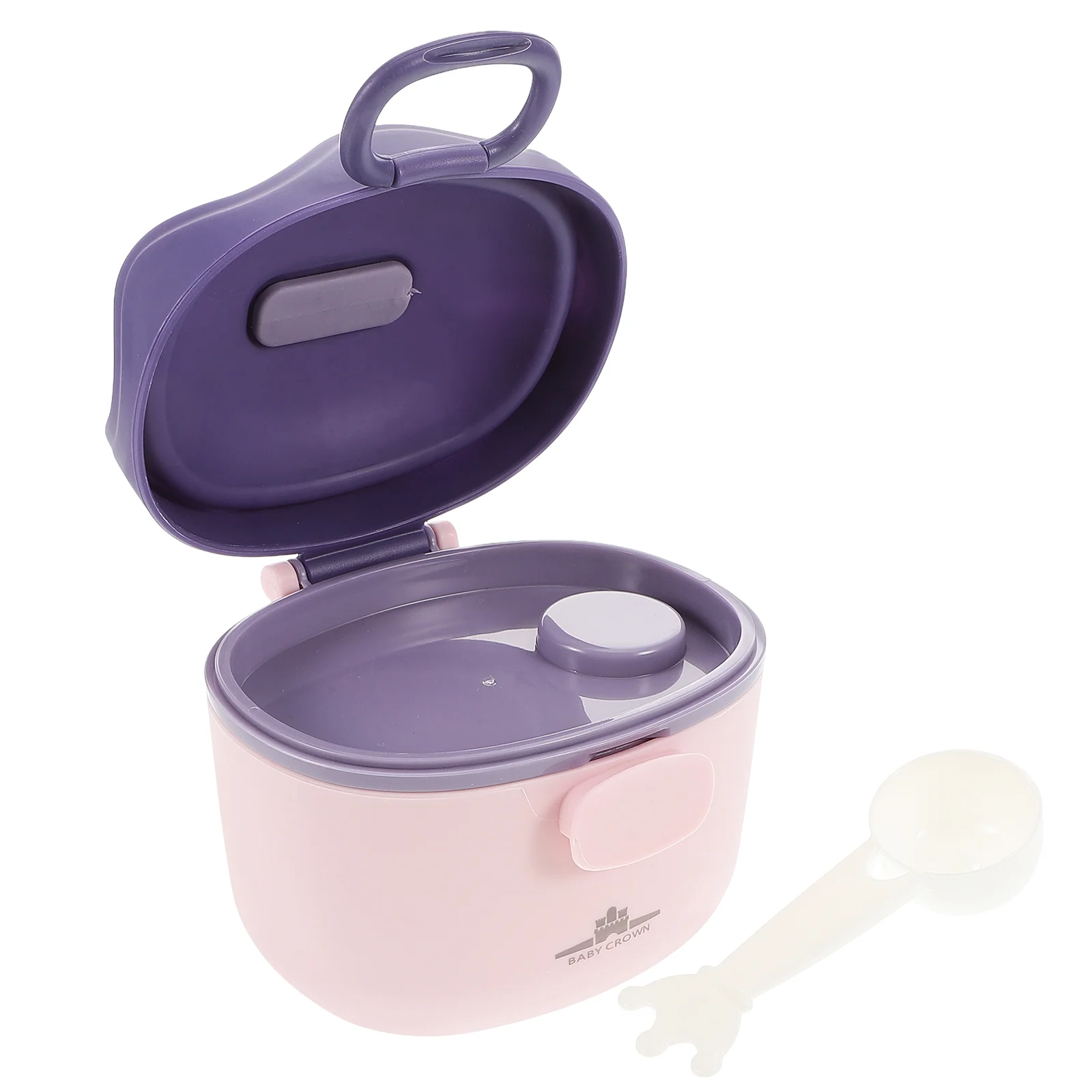 Crown Baby Containers for Food Warmer Bag Pp Stackable Milk Powder Storage with Scoop