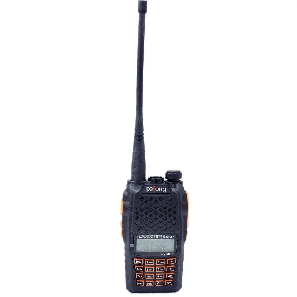 Baofeng 양방향 라디오 VHF UHF LED 손전등 VOX DTMF 및 PTT 헤드셋, 여행 게임 하이킹 무선 통신 FM, UV6R 