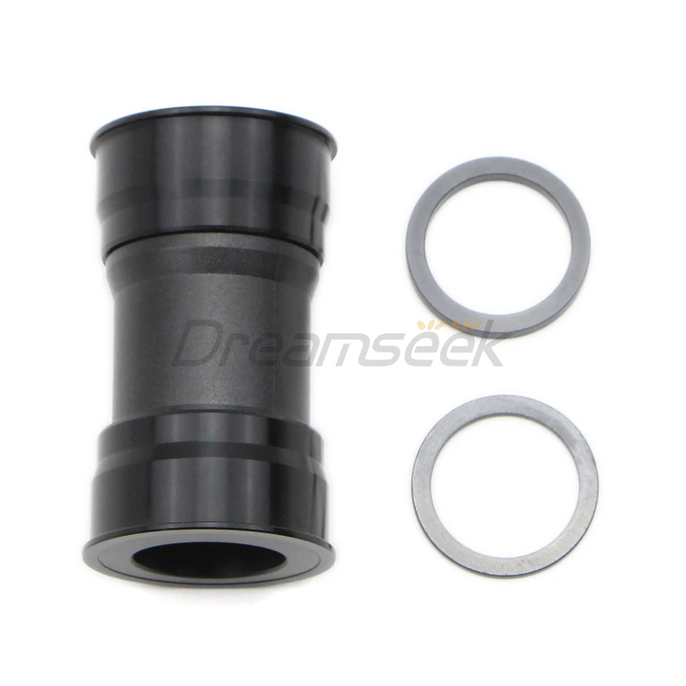 Bicycle Bottom Bracket BB386 DUB Road Bike Press-in 86.5mm BB Cup Sealed Bearing With 2 Spacers Aluminum Alloy Accessories Part