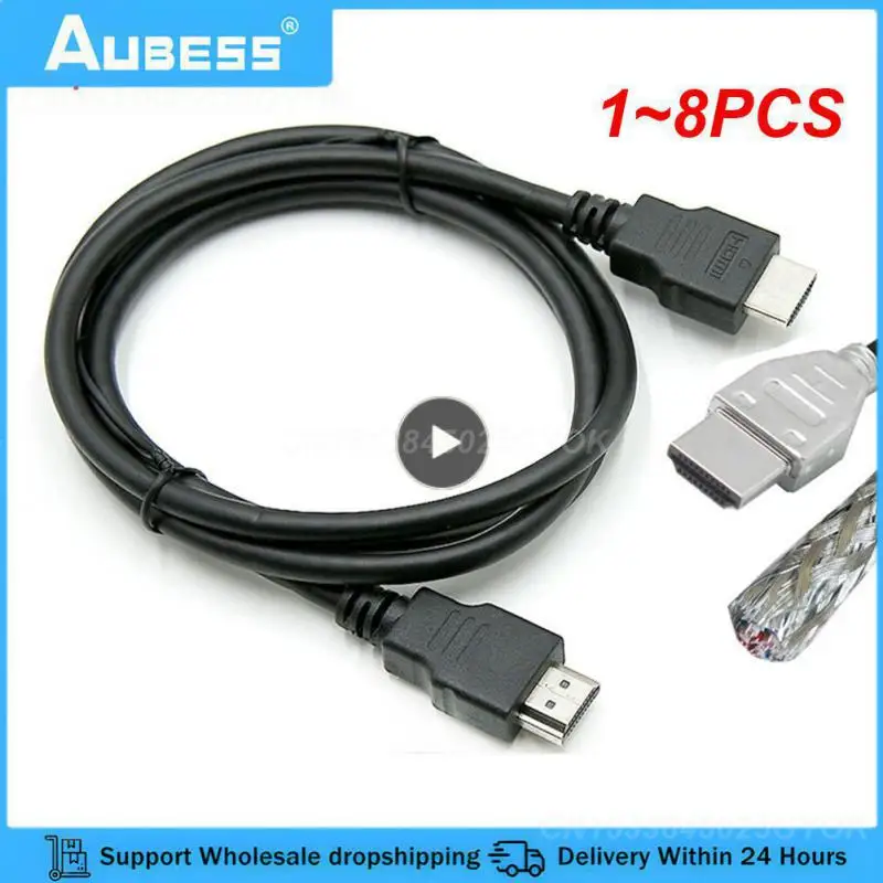 1~8PCS Public-to-public Computer Monitor Environmentally Friendly And Non-toxic Video Connection Cable