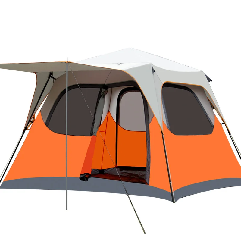 Quick-open Outdoor 3-6People Fully Automatic Tent Thickening Rainproof Family Self-driving Tourist Wild Camping Large Space