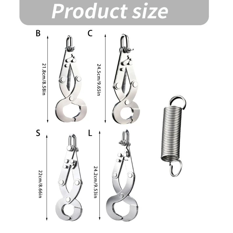Aerial Lifting Hook Antislip Cargo Release Hook Corrosion Resistance And Easy Storage For Safe And Efficient Work