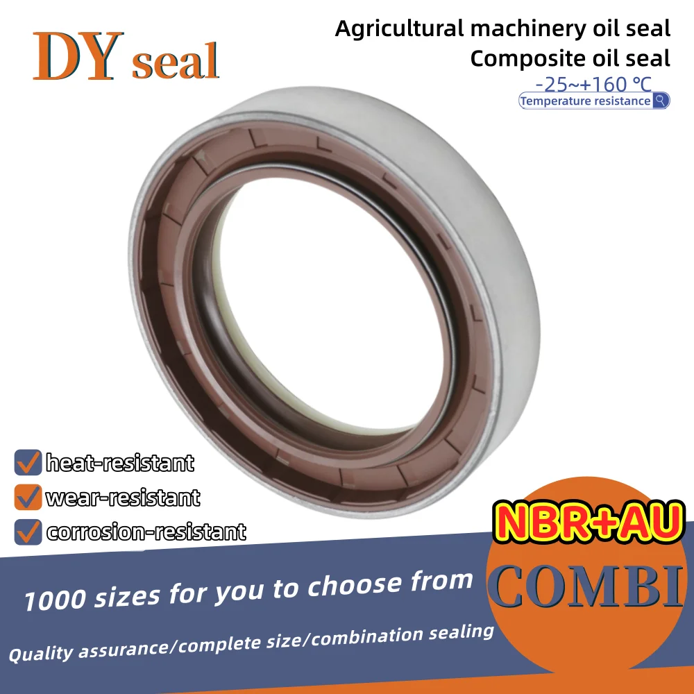 Agricultural machinery Oil Seal Rubber Fluorine rubber+AU 48*65*16.5mm Shaft seal O-ring 12017310B ISO 9001:2008
