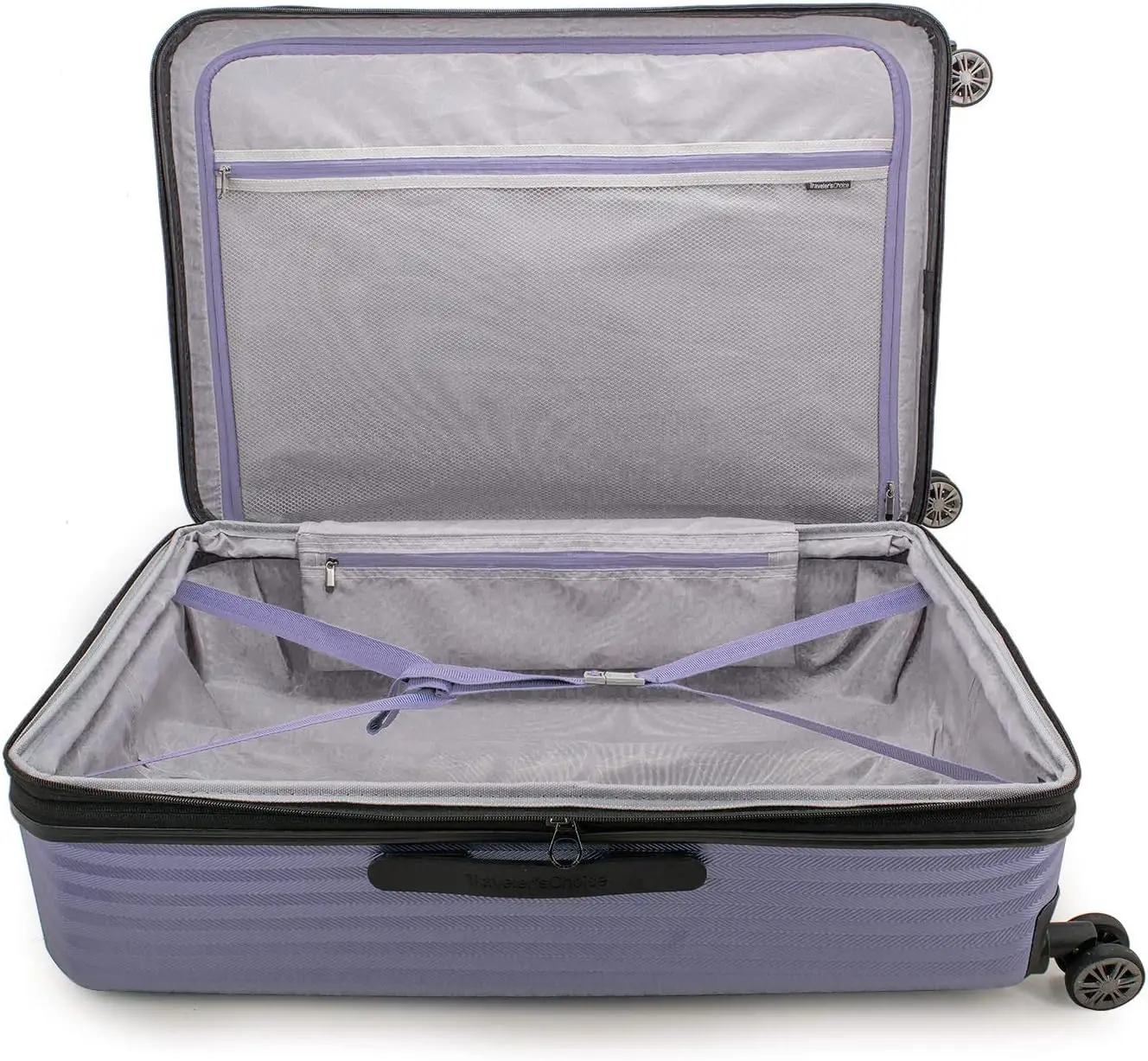 Traveler's Choice Dana Point Hardside Expandable Luggage, Lavender, 3-Piece Set