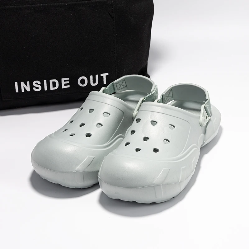 

Парные слипоны, мужские летние тапочки с круглым носком на мягкой подошве, верхняя одежда на толстой подошве, противоскользящий дизайн для пляжных сандалий