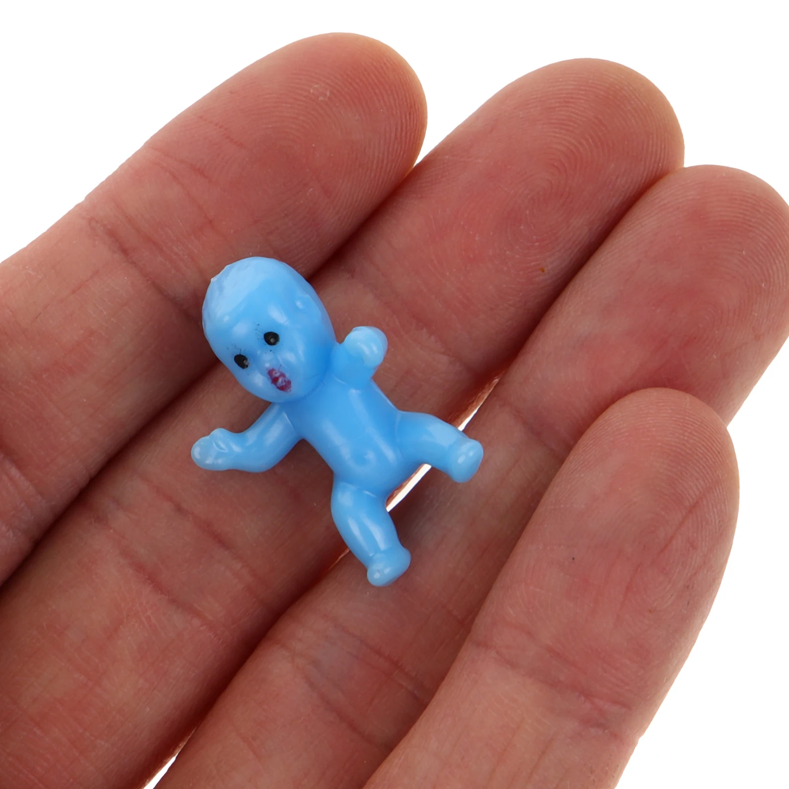 

50pcs Mini Plastic Babies for Baby Shower Party Toys Small Statues Bulk Novelty Gifts Decorative Sitting Milk Souvenir