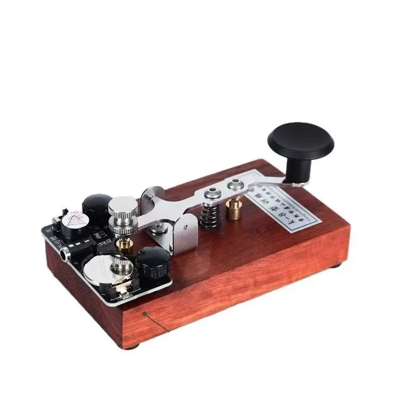 Professional Morse Code Practice Key, K-8 Training System with Audio Visual Feedback for Beginners