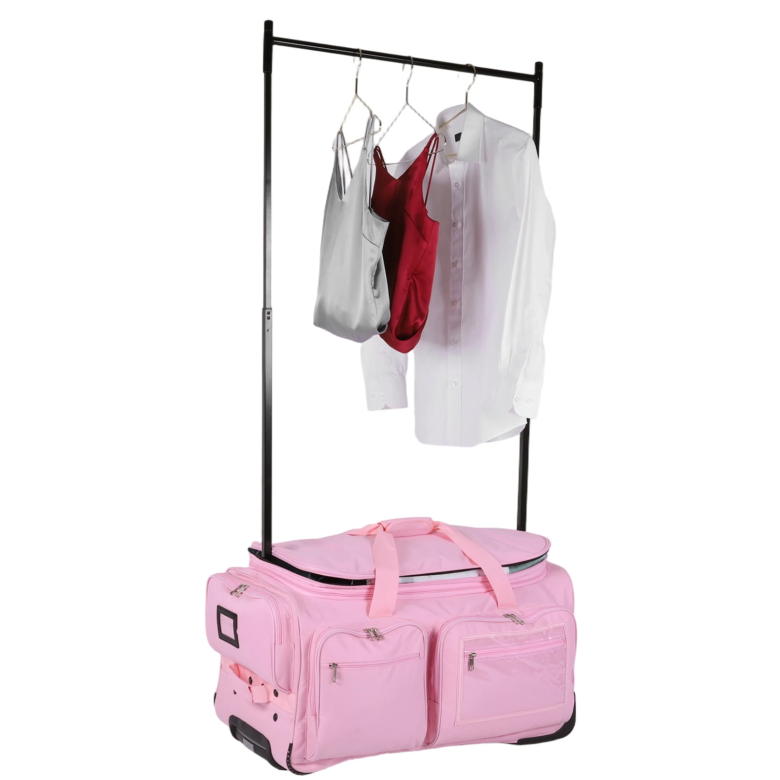 

Сумка-дафл для одежды с вешалкой и колесами, дорожная сумка для отпуска и деловых поездок