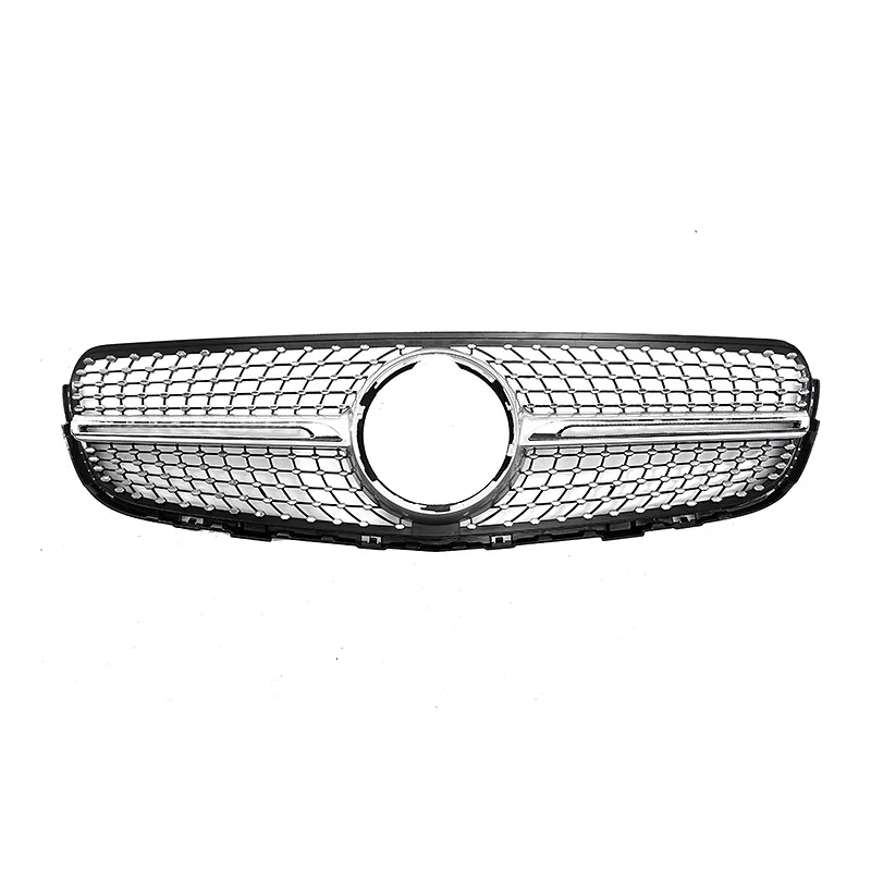 

Glossy Black Radiator Grilles For 2016-2019 Mercedes Benz GLC X253 Racing Grilles Bumpers Body Kit