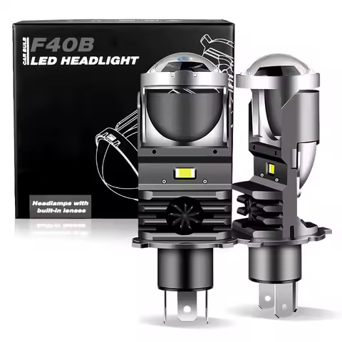 1PCS FOR HaoJue NK150 25W 6000K White Motorcycle Accessories H4 LED Lens Headlight CANbus High Low Beam HS1 MOTO Lamp