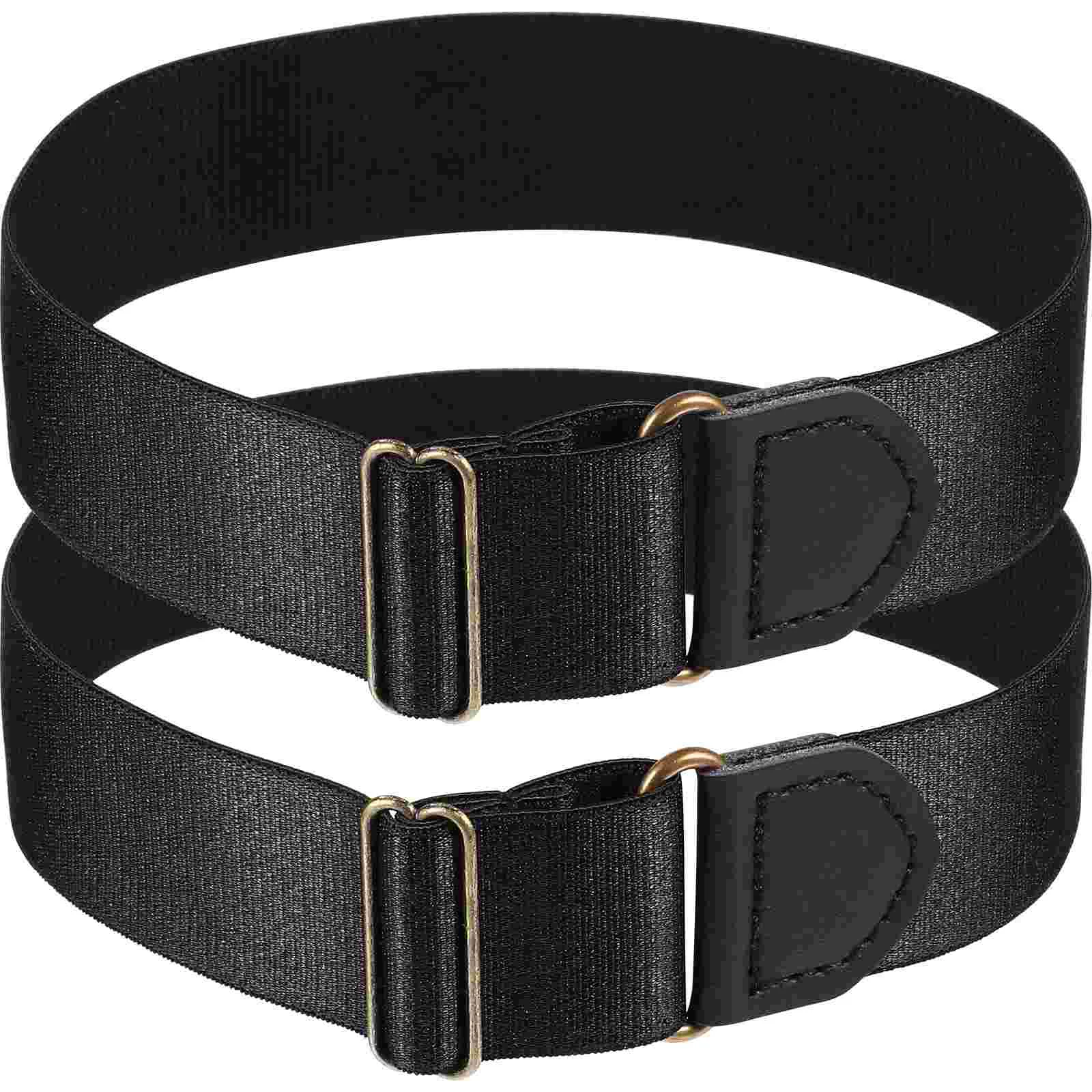 2-częściowe podwiązki z długim rękawem dla kobiet Stay Belt Suspender Blouse Regulowana opaska na ramię Koszule męskie