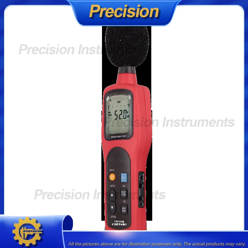 2026 Noise Meter Handheld Sound Level Tester Decibel Measurement Device for Environmental Monitoring and Industrial Use