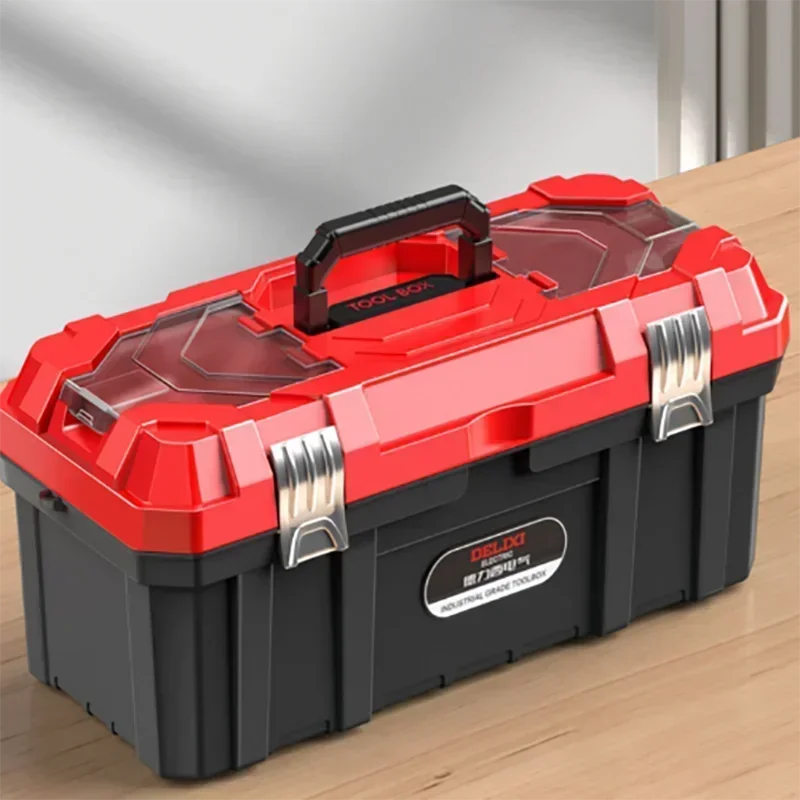 Multifuncional Portátil Tool Organizer Várias Especificações Tool Box com Alça Industrial Grade Layer Storage Box