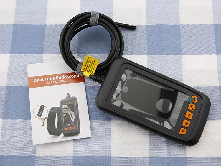 Dubbele Lens Endoscoop Camera 4.3 Inch High-Definition Scherm Riool Auto Onderhoud