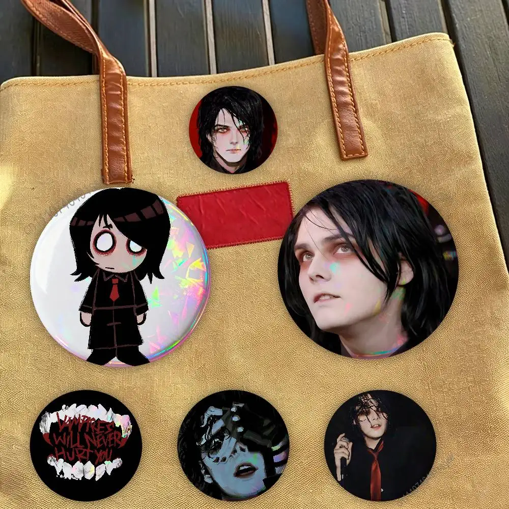 

My C-Chemical Romance Gee Way Badges Personalized Handmade Round Brooches Pins Accessory 25mm 75mm 44mm 58mm 32mm