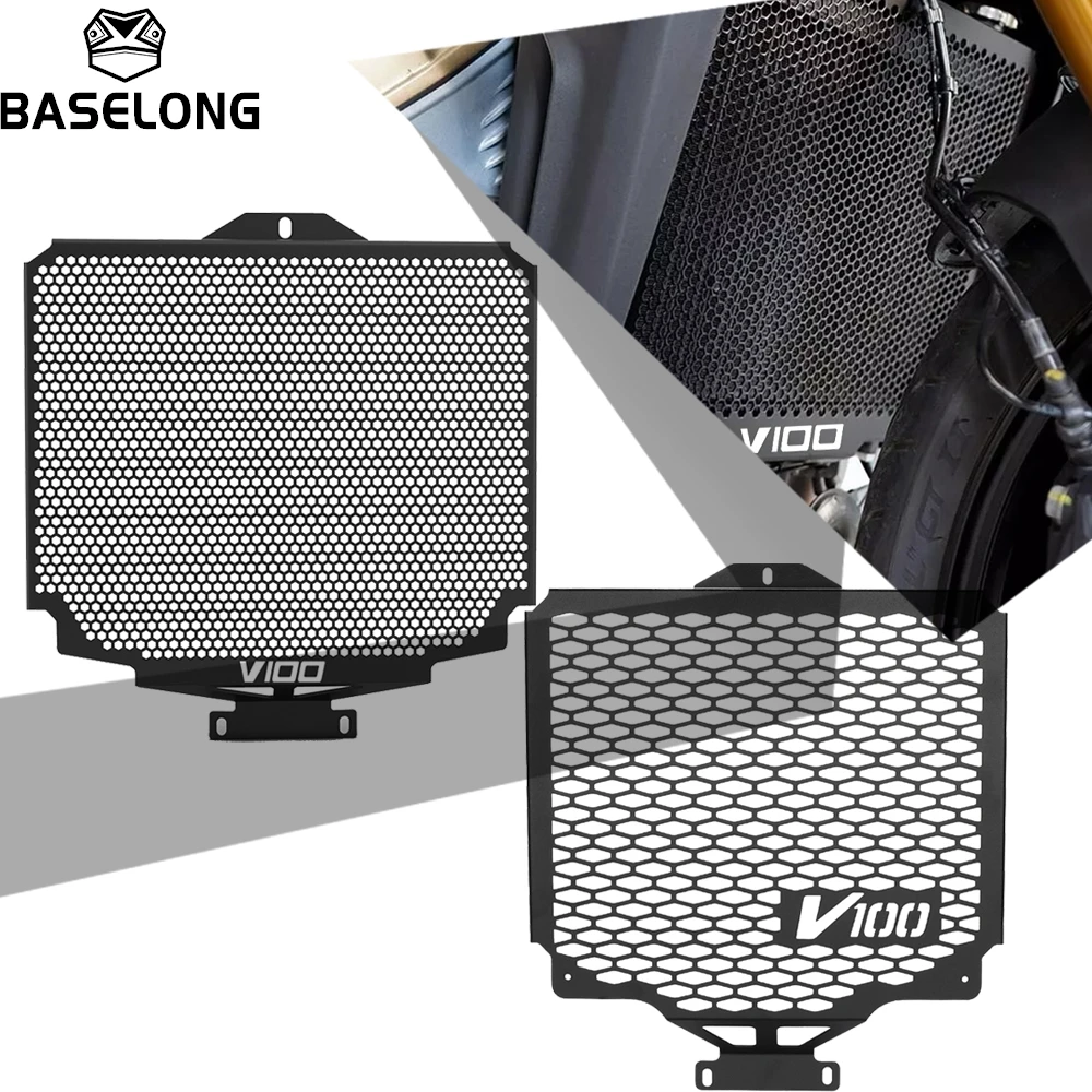 

For Moto Guzzi V100 Mandello V100 S MANDELLO 2022 2023 2024 2025 2026 Motorcycle Radiator Guard Protector Grille Grill Covers