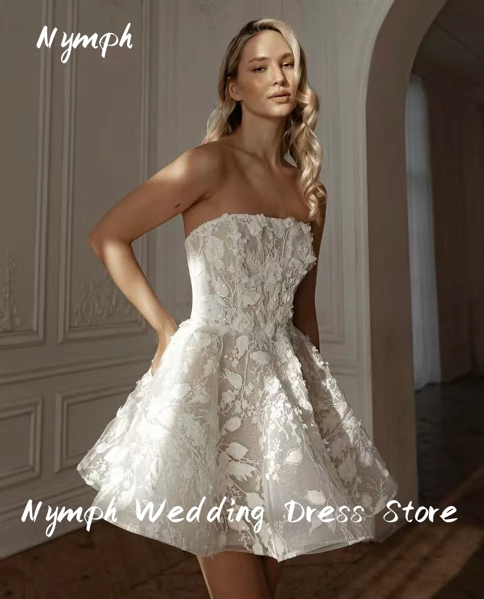 فستان زفاف مخصص من قطعتين قابل للانفصال مزين بتنورة لامعة قابلة للانفصال 2 في 1 للعروس فيستدو دي نوفي